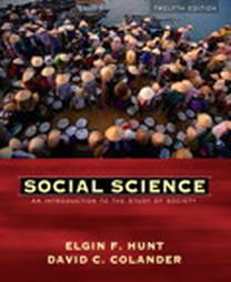 Social Science by David C. Colander, Elgin F. Hunt (2004, Paperback)