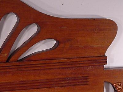 Hand Carved Wood Furniture on Jugenstil Arts   Crafts Hand Carved Wood Crown Topper   18