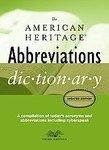 The American Heritage Abbreviations Dictionary (2007, Hardcover, Updated)
