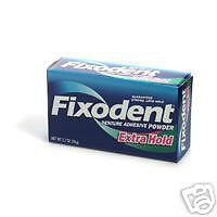 Fixodent Denture Adhesive Powder, Extra Hold   2.7 oz  