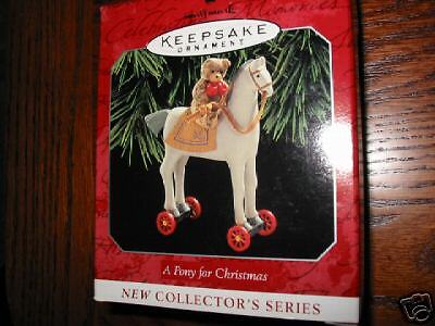 Hallmark A Pony for Christmas 1st in Series 1998 MIB  