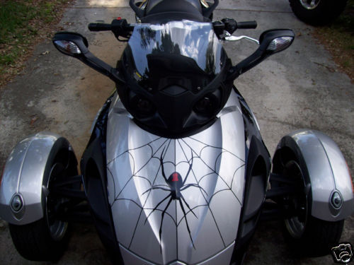 Can Am Spyder Graphics Black Widow The Widow Maker  