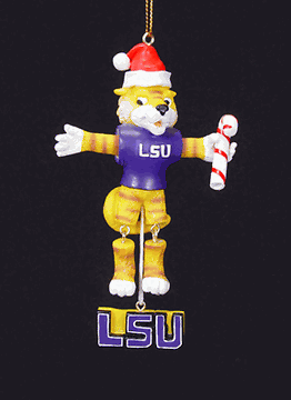 LSU LOUISIANA STATE UNIVERSITY TIGERS CHRISTMAS ORNAMENT MINT UNOPENED