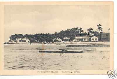 BEACH+COTTAGES AT PINEHURST WAREHAM, MA POSTCARD  