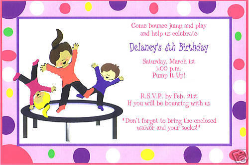 Personalized Gymnastics Invitations~Girls~Boys~Twins  