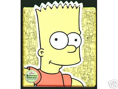 SIMPSONS 10TH ANNIVERSARY CARD BINDER  