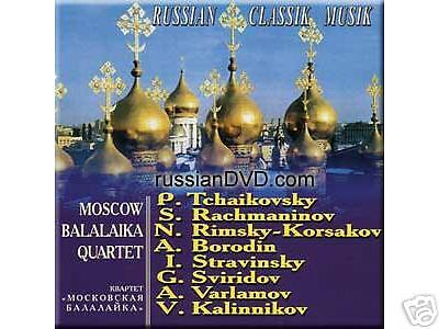RUSSIAN CLASSIC MUSIC MOSCOW BALALAIKA QUARTET FOLK CD  