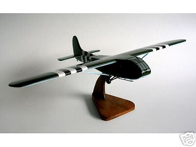 WACO HADRIAN CG 4A Glider WWII Airplane Wood Model Big  