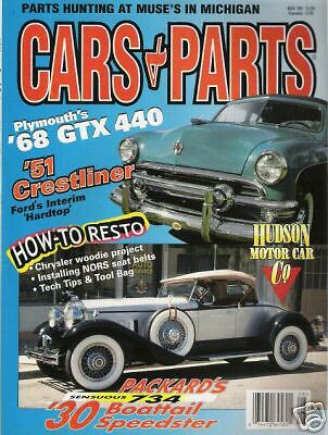 CARS & PARTS 1999 AUG   PACKARD BOATTAIL, HUDSON  