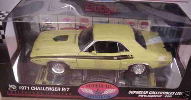 Supercars 118 1971 Challenger R/T Citron Yella 1/2502  