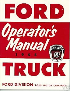 1955 Ford 900 owners manuals #6