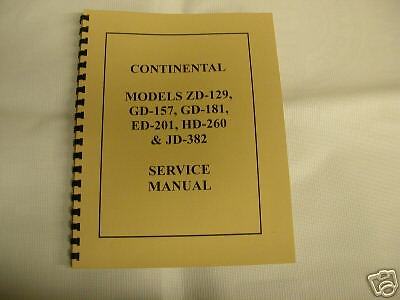 Continental 4 Cylinder Diesel Engine Service Manual  