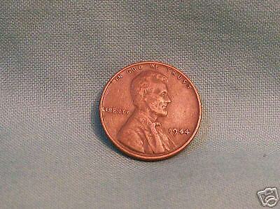 1944 USA One Cent Penny Wheat Coin (VG)  