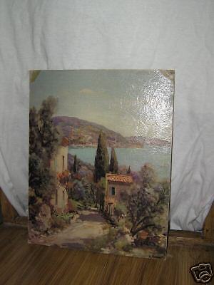 LITHO PRINT D.A.C. N.Y. L. POTRONAT LANDSCAPE UNFRAMED  