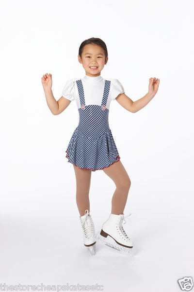 New Wizard of OZ Dorothy Figure Skating Dress Youth  