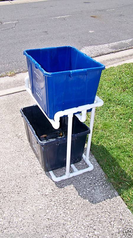 New Double Recycle Bin Strorage Cart  