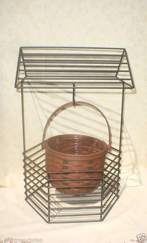 Wrought Iron Wishing Well & Basket Longaberger NEW Wedding & Shower 