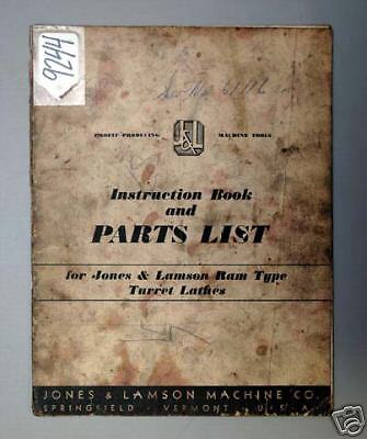 Instruction & Parts Manual Ram Type Turret Lathes  