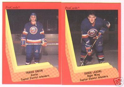 1990 91 ProCards Capital District Islanders Team Set