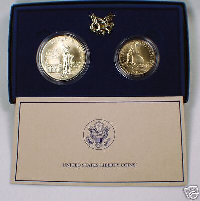 1986 LIBERTY SILVER DOLLAR 50 CENTS MINT CONDITION  