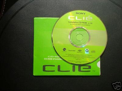 Sony Clie PEG SL10 Software Driver Installation CD ROM  