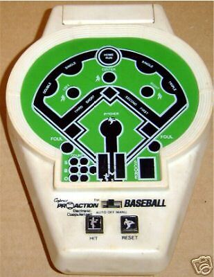 1980s ELECTRONIC HANDHELD CAPRICE BASEBALL VINTAGE GAME  