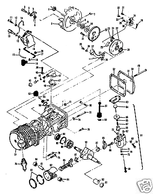 PART PISTON ASSEMBLY MCCULLOCH CHAINSAW 69210 .020 over  