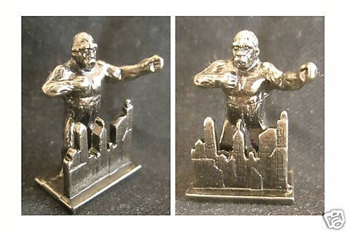 KING KONG APE MAN MINI METAL 1.25 GAMEPIECE FIGURINE TOKEN [MANHATTAN 