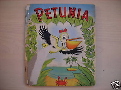 Vintage Tell-A-Tale H/B Book PETUNIA 1948