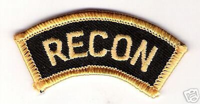 MILITARY PATCH  U. S, ARMY RECON TAB  