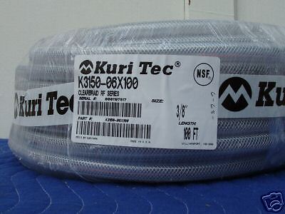 Kuri Tec PET Beverage Flexible Hose 3/8 ID (100 ft)  