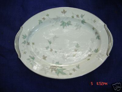 VINTAGE NORITAKE GREENWOOD #5769 OVAL PLATTER 11 3/4  