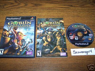 Goblin Commander Unleash The Horde Playstation 2 PS2 032264192016 