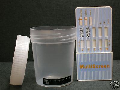 PANEL DRUG TEST/TESTING KIT + URINE SAMPLE CUP 5060213044197 