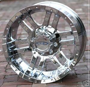 18 inch Chrome Moto Metal 951 wheels/rims Chevy Gmc HD Dodge 8 lug ...