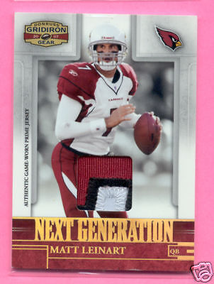 2007 Gridiron Gear Next Matt Leinart 3 Color Jersey /50  