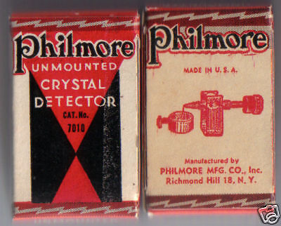 PHILMORE UNMOUNTED CRYSTAL DETECTOR Cat. No. 7010  