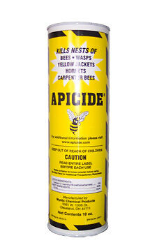 Apicide Dust for Bees, Wasps and Yellow Jackets, 10oz  