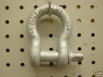 SHACKLE, CLEVIS 3 1/4 TON WWL, TOW AXLE FREE SHIP  