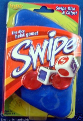 Fundex Swipe The Dice Heist Game Chips Travel Game N