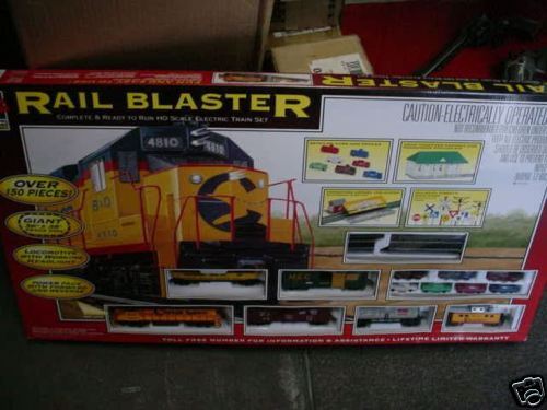 rail blaster train set