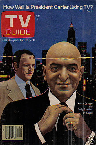 TV GUIDE DEC 31 1977 KEVIN DOBSON TELLY SAVALAS KOJAK  