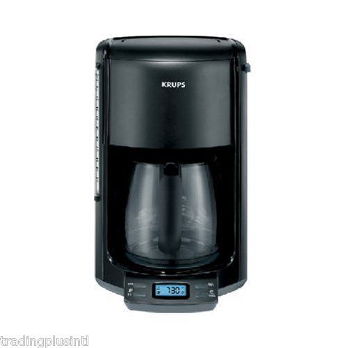 Krups Drip Coffee Maker Programmable 12 Cup Black 10942203186  