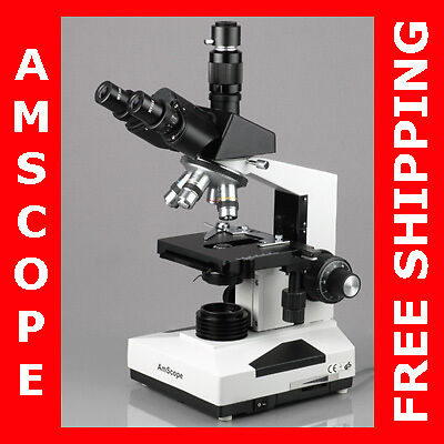 40X 2000X LAB TRINOCULAR BIOLOGICAL COMPOUND MICROSCOPE  