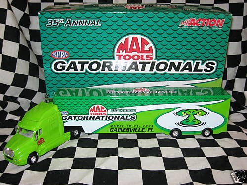 MAC TOOLS U.S. GATOR NATIONALS NHRA TRUCK HAULER 2004  