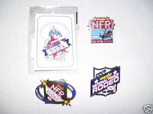 NFR pins bull riding equipment gear rodeo PBR PRCA National Finals 