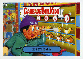 GARBAGE PAIL KIDS ANS4 34a ZITTY ZAK zack zach zachary  