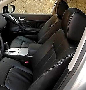 2009 2010 Nissan Murano Leather Interior Seat Cover Blk