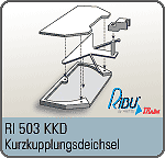 Close Coupler Kupplung   NEM Post Kit #503 Ribu Rietze  