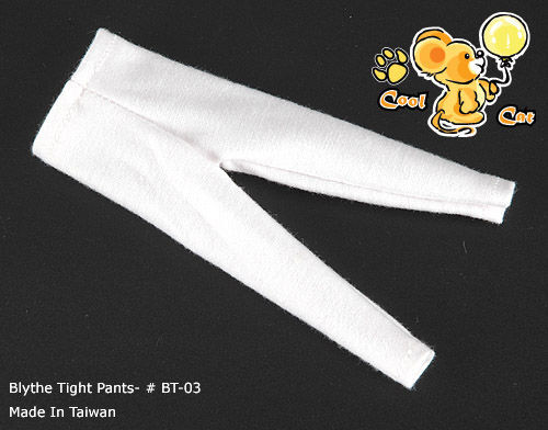 CoolCat, Blythe Tights / Trousers (BT 03) White  